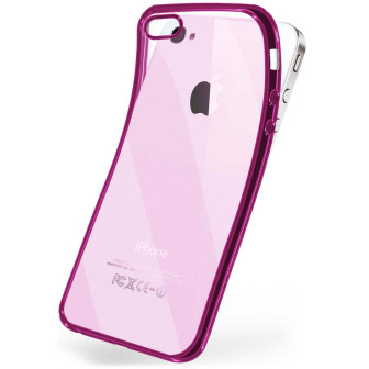 moex Chrome Case für iPhone 4 – Handy Bumper mit Chrom Rand – Transparente Hülle – Berry moex Chrome Case für iPhone 4 – Handy Bumper mit Chrom Rand – Transparente Hülle – Berry