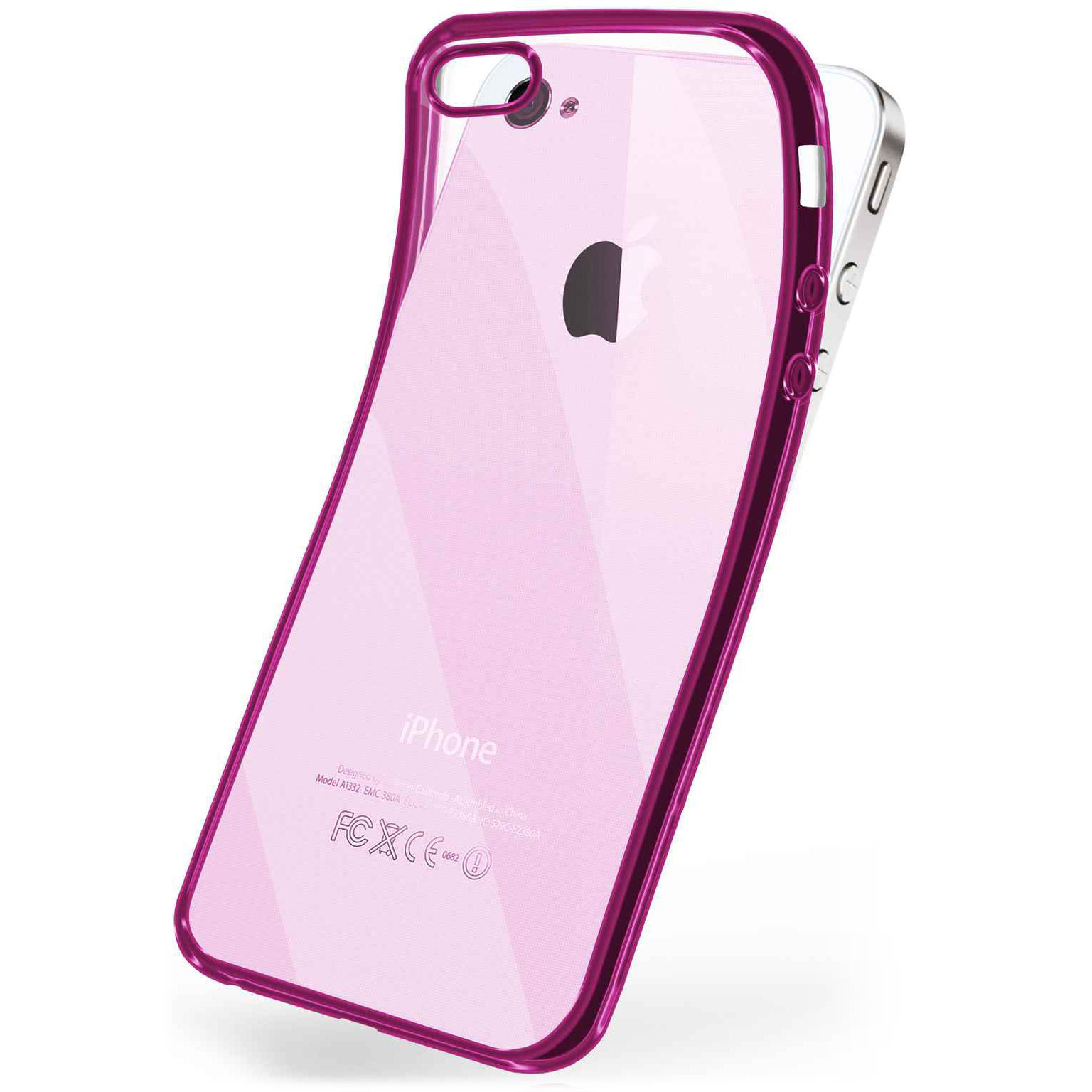 moex Chrome Case für iPhone 4S – Handy Bumper mit Chrom Rand – Transparente Hülle – Weiteres Produktbild 1 moex Chrome Case für iPhone 4S – Handy Bumper mit Chrom Rand – Transparente Hülle – Weiteres Produktbild 1