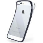 moex Chrome Case für iPhone 5 – Handy Bumper mit Chrom Rand – Transparente Hülle – Produktbild 1