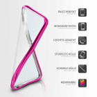 moex Chrome Case für iPhone 5 – Handy Bumper mit Chrom Rand – Transparente Hülle – Produktbild 2