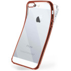 moex Chrome Case für iPhone 5 – Handy Bumper mit Chrom Rand – Transparente Hülle – Produktbild 1
