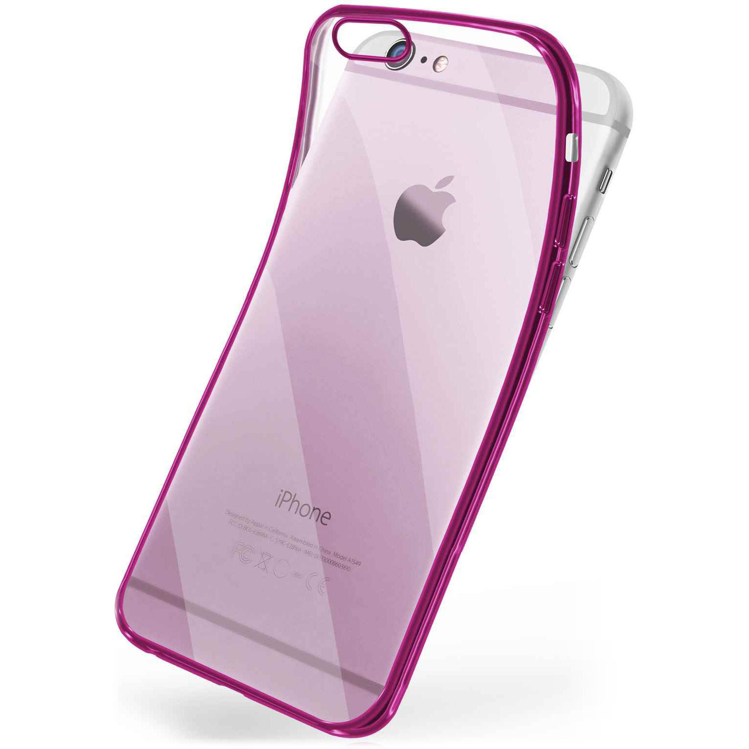 moex Chrome Case für iPhone 6 – Handy Bumper mit Chrom Rand – Transparente Hülle Hauptbild