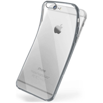 moex Chrome Case für iPhone 6s – Handy Bumper mit Chrom Rand – Transparente Hülle – Platin-Silver moex Chrome Case für iPhone 6s – Handy Bumper mit Chrom Rand – Transparente Hülle – Platin-Silver