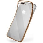 moex Chrome Case für iPhone 7 Plus – Handy Bumper mit Chrom Rand – Transparente Hülle – Weiteres Produktbild 1
