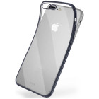 moex Chrome Case für iPhone 8 Plus – Handy Bumper mit Chrom Rand – Transparente Hülle – Produktbild 1