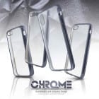 moex Chrome Case für iPhone SE (2016) – Handy Bumper mit Chrom Rand – Transparente Hülle – Weiteres Produktbild 6