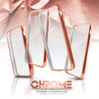 moex Chrome Case für iPhone SE (2016) – Handy Bumper mit Chrom Rand – Transparente Hülle – Weiteres Produktbild 6