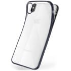 moex Chrome Case für iPhone XS – Handy Bumper mit Chrom Rand – Transparente Hülle – Produktbild 1
