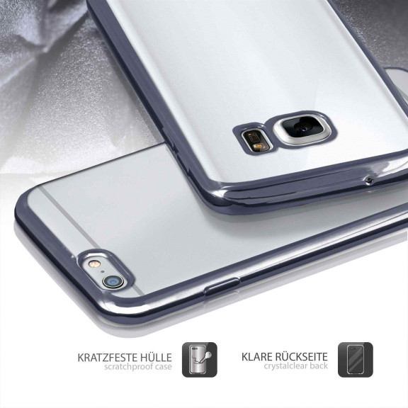 moex Chrome Case für Huawei GR5 (2016) – Handy Bumper mit Chrom Rand – Transparente Hülle – Weiteres Produktbild 5