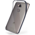 moex Chrome Case für Huawei GX8 – Handy Bumper mit Chrom Rand – Transparente Hülle – Weiteres Produktbild 1