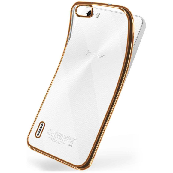 moex Chrome Case für Huawei Honor 6 – Handy Bumper mit Chrom Rand – Transparente Hülle – Weiteres Produktbild 1 moex Chrome Case für Huawei Honor 6 – Handy Bumper mit Chrom Rand – Transparente Hülle – Weiteres Produktbild 1
