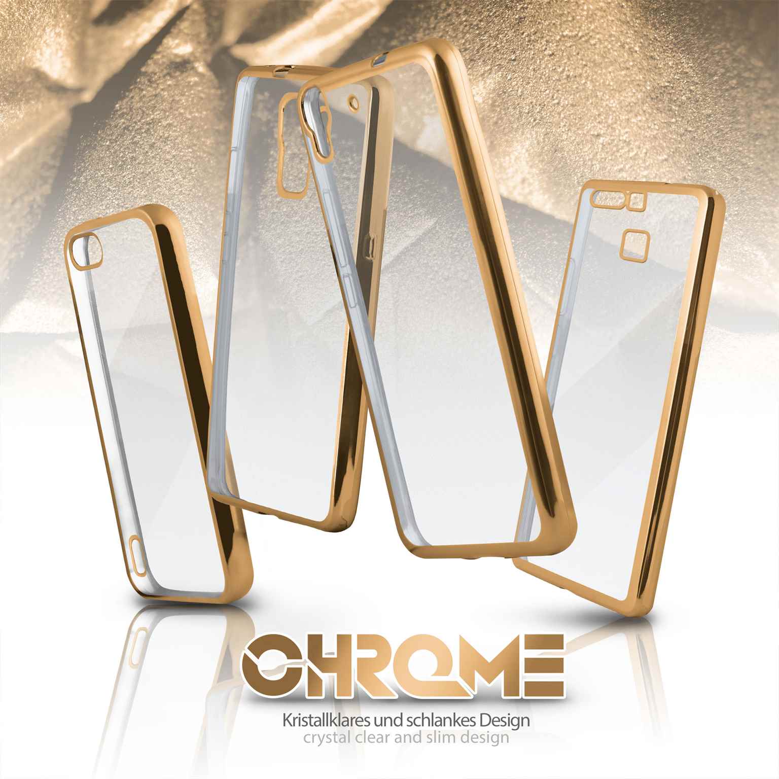 moex Chrome Case für Huawei Honor 6 – Handy Bumper mit Chrom Rand – Transparente Hülle – Weiteres Produktbild 6 moex Chrome Case für Huawei Honor 6 – Handy Bumper mit Chrom Rand – Transparente Hülle – Weiteres Produktbild 6