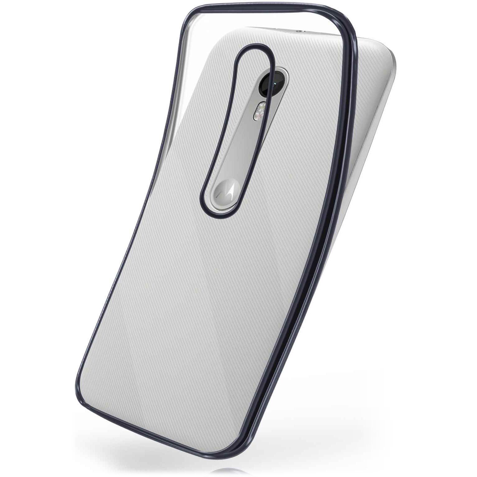 moex Chrome Case für Motorola Moto G3 – Handy Bumper mit Chrom Rand – Transparente Hülle – Weiteres Produktbild 1 moex Chrome Case für Motorola Moto G3 – Handy Bumper mit Chrom Rand – Transparente Hülle – Weiteres Produktbild 1