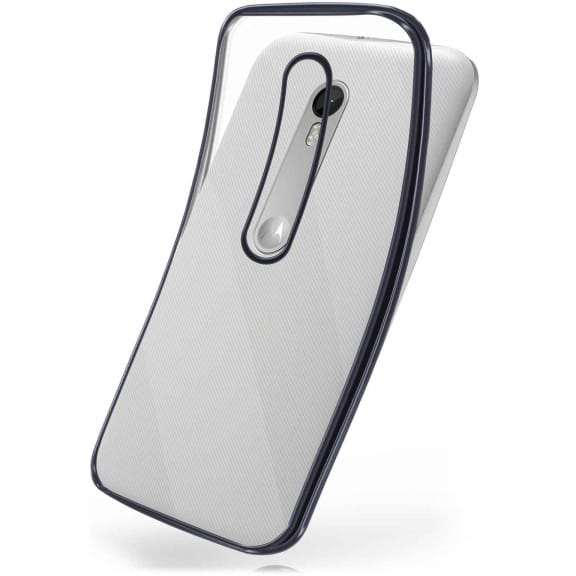 moex Chrome Case für Motorola Moto G3 – Handy Bumper mit Chrom Rand – Transparente Hülle – Weiteres Produktbild 1 moex Chrome Case für Motorola Moto G3 – Handy Bumper mit Chrom Rand – Transparente Hülle – Weiteres Produktbild 1