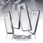 moex Chrome Case für Samsung Galaxy A3 (2016) – Handy Bumper mit Chrom Rand – Transparente Hülle – Produktbild 6