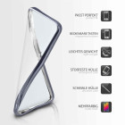 moex Chrome Case für Samsung Galaxy A5 (2015) – Handy Bumper mit Chrom Rand – Transparente Hülle – Weiteres Produktbild 2