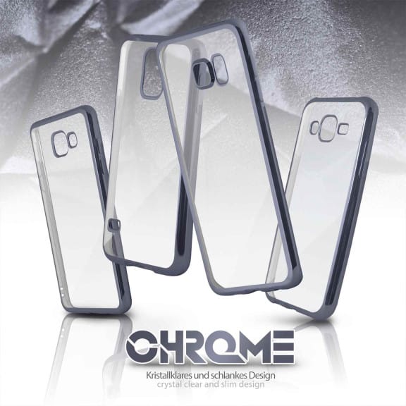 moex Chrome Case für Samsung Galaxy S6 – Handy Bumper mit Chrom Rand – Transparente Hülle – Weiteres Produktbild 6 moex Chrome Case für Samsung Galaxy S6 – Handy Bumper mit Chrom Rand – Transparente Hülle – Weiteres Produktbild 6