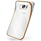moex Chrome Case für Samsung Galaxy S7 – Handy Bumper mit Chrom Rand – Transparente Hülle – Weiteres Produktbild 1