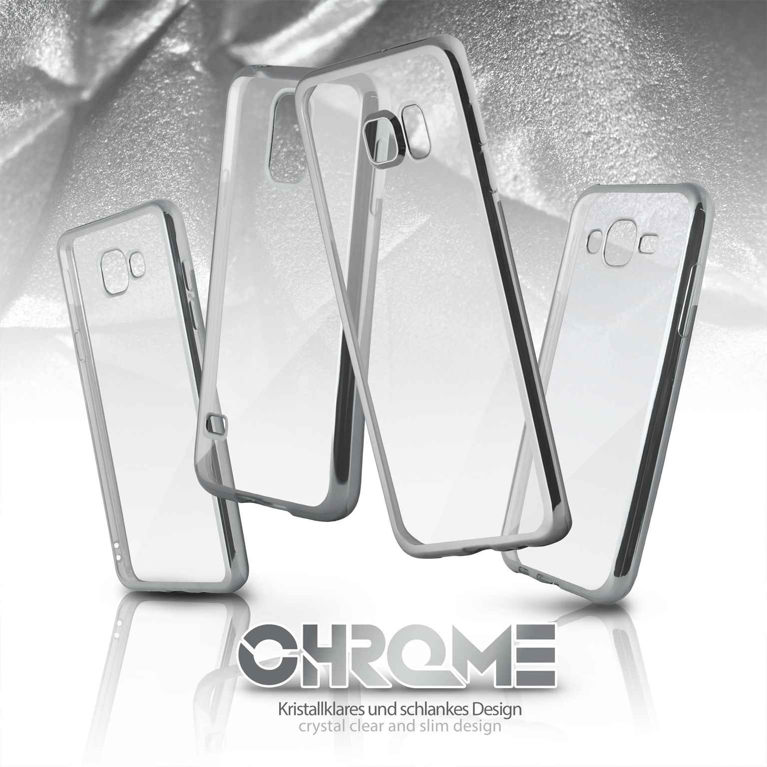 moex Chrome Case für Samsung Galaxy S7 – Handy Bumper mit Chrom Rand – Transparente Hülle – Weiteres Produktbild 6 moex Chrome Case für Samsung Galaxy S7 – Handy Bumper mit Chrom Rand – Transparente Hülle – Weiteres Produktbild 6