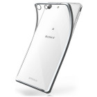 moex Chrome Case für Sony Xperia M5 – Handy Bumper mit Chrom Rand – Transparente Hülle – Weiteres Produktbild 1