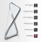 moex Chrome Case für Sony Xperia M5 – Handy Bumper mit Chrom Rand – Transparente Hülle – Weiteres Produktbild 2