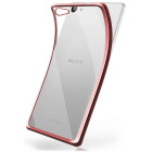 moex Chrome Case für Sony Xperia Z5 Compact – Handy Bumper mit Chrom Rand – Transparente Hülle – Weiteres Produktbild 1