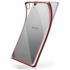 moex Chrome Case für Sony Xperia Z5 – Handy Bumper mit Chrom Rand – Transparente Hülle – Weiteres Produktbild 1