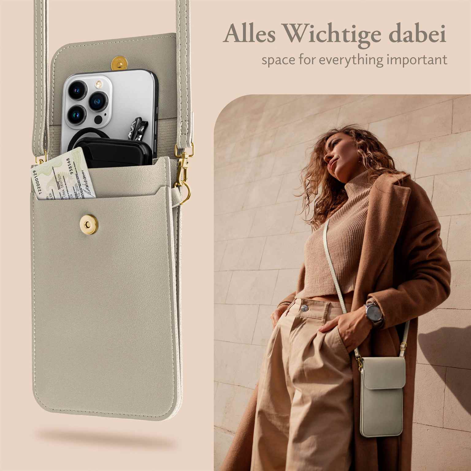moex CitySling iPhone 12 Handytasche zum Umhängen – Weiteres Produktbild 6