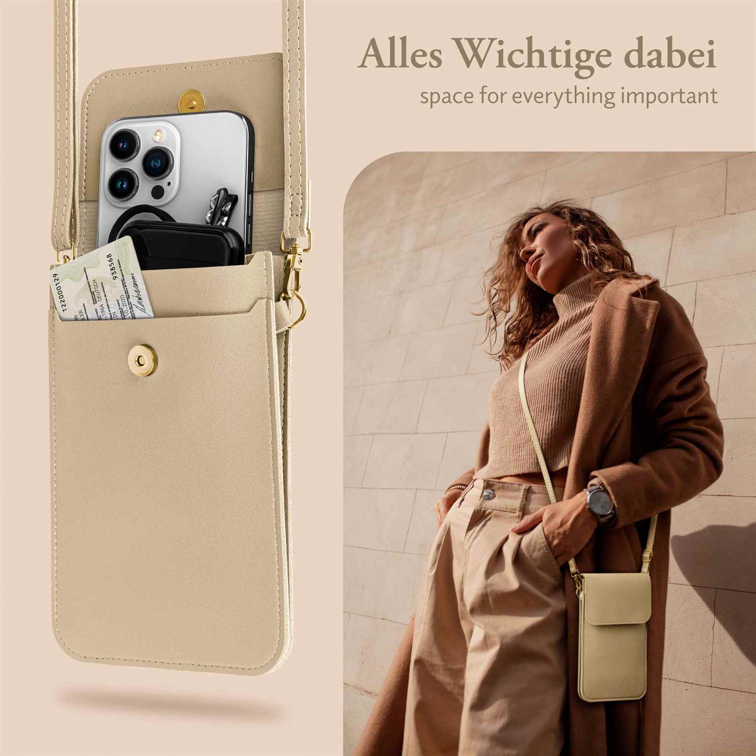 moex CitySling iPhone 12 Pro Handytasche zum Umhängen – Weiteres Produktbild 6
