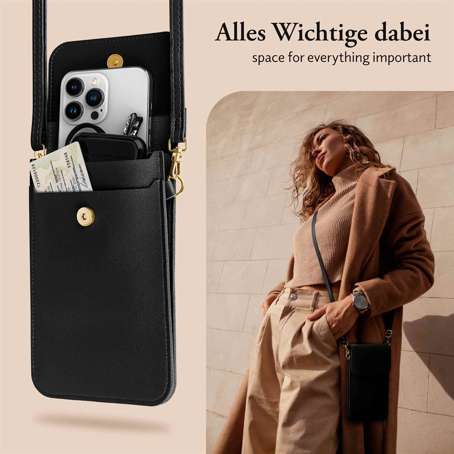 moex CitySling Google Pixel Handytasche zum Umhängen – Weiteres Produktbild 6