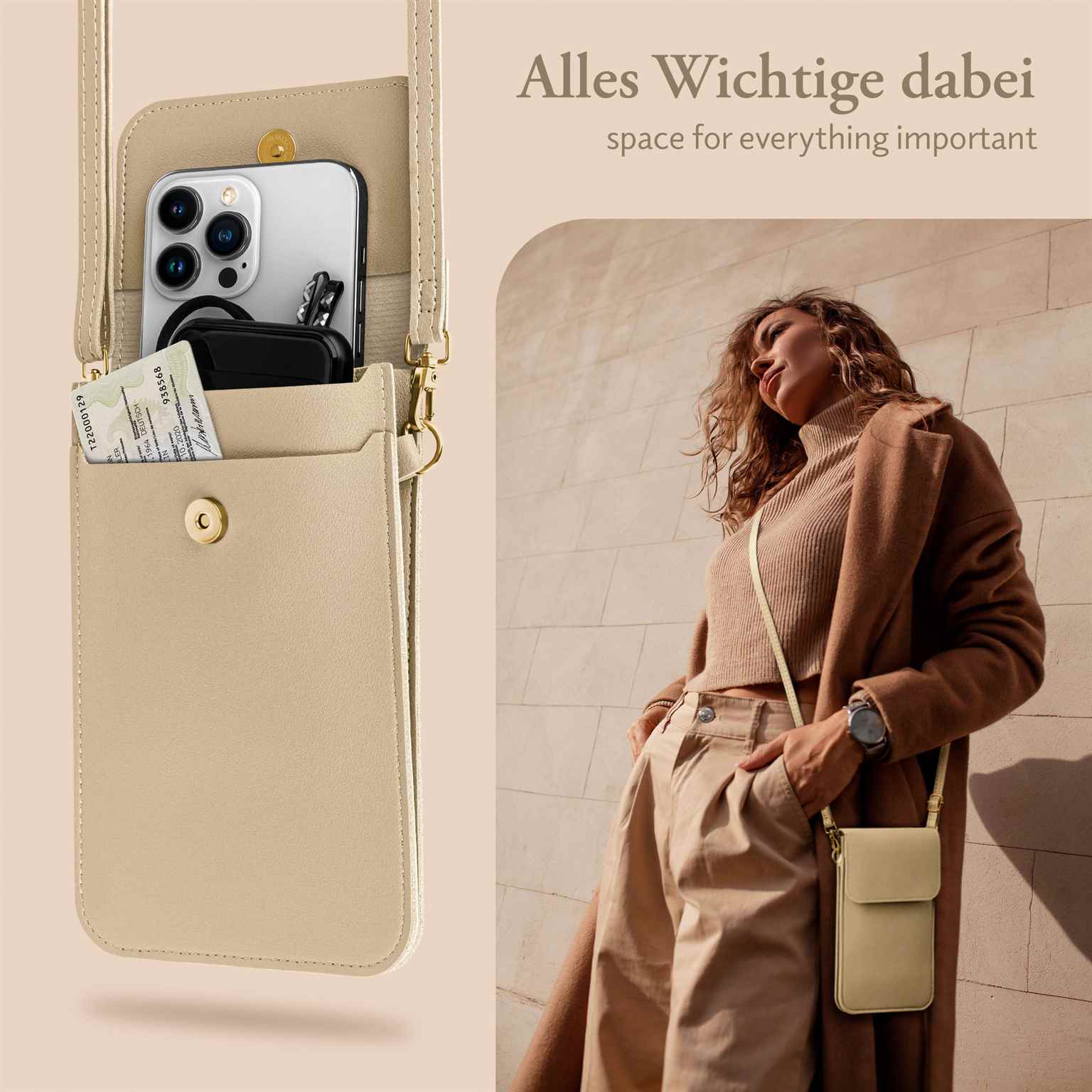 moex CitySling HMD Skyline Handytasche zum Umhängen – Weiteres Produktbild 6