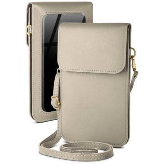 moex moex CitySling Samsung Galaxy A27 5G Handytasche zum Umhängen – Silbergrau