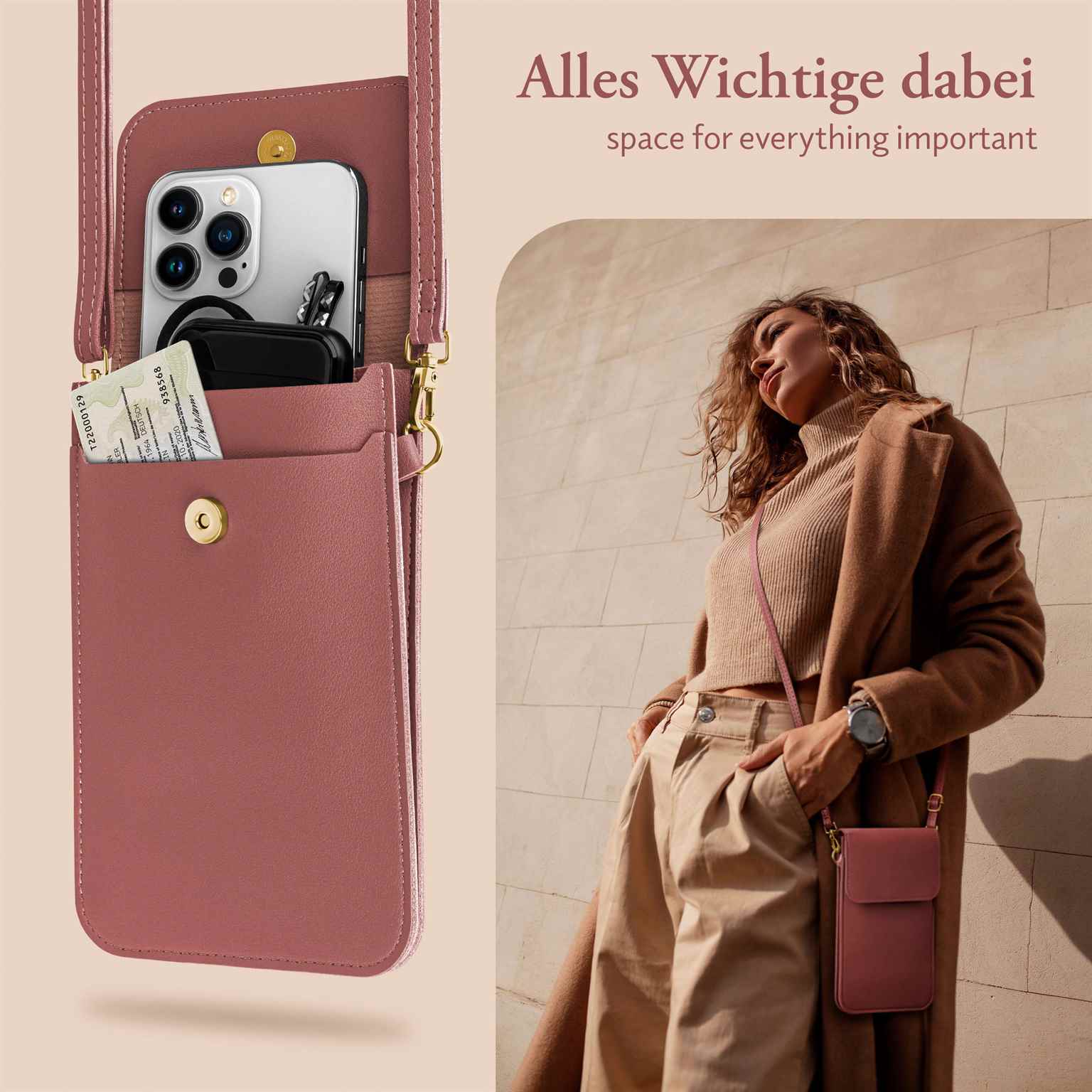 moex CitySling Motorola Edge 40 Neo Handytasche zum Umhängen – Weiteres Produktbild 6