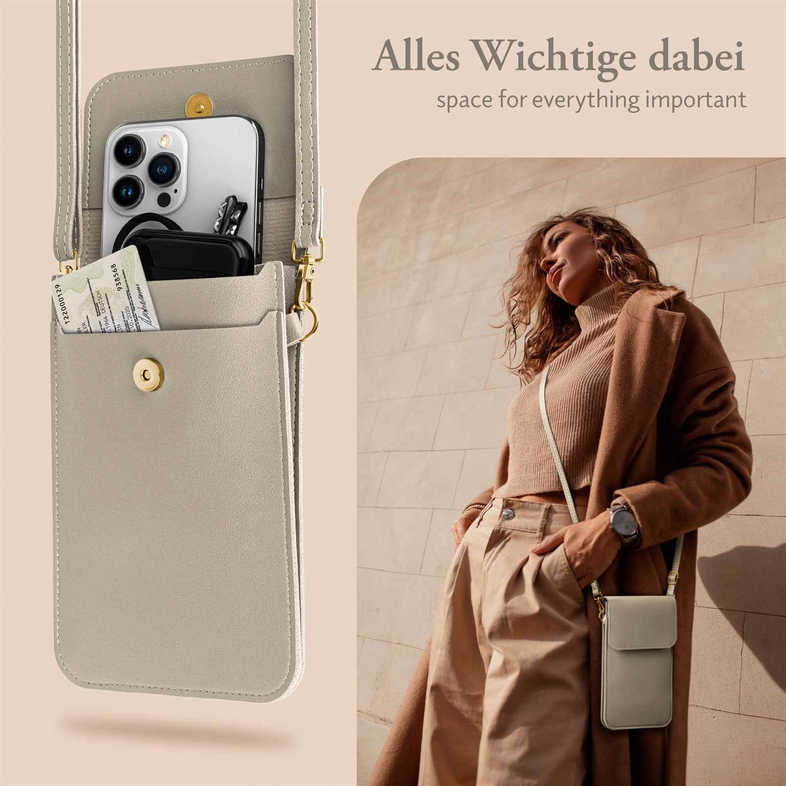 moex CitySling Motorola Edge 40 Neo Handytasche zum Umhängen – Weiteres Produktbild 6