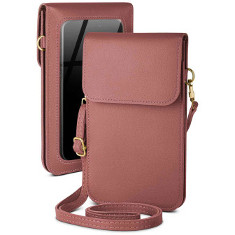 moex CitySling Realme 14 Pro Plus 5G Handytasche zum Umhängen – Himbeerrosa