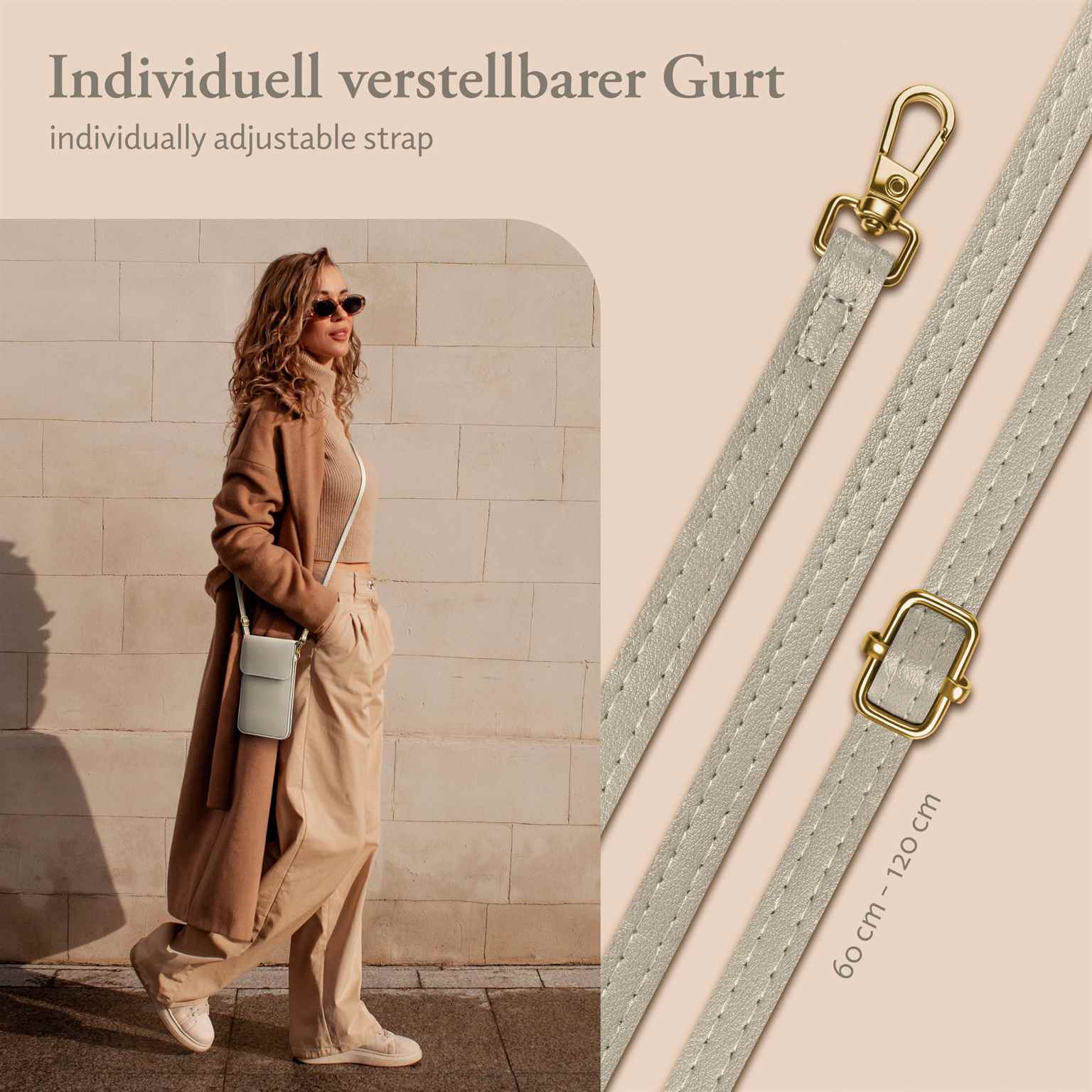 moex CitySling Realme GT 6T Handytasche zum Umhängen – Weiteres Produktbild 2