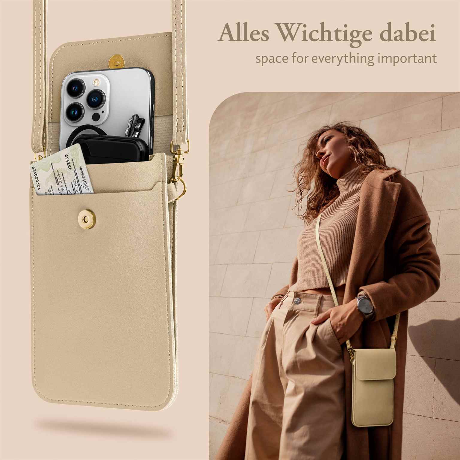 moex CitySling Samsung Galaxy A23 (4G) Handytasche zum Umhängen – Weiteres Produktbild 6