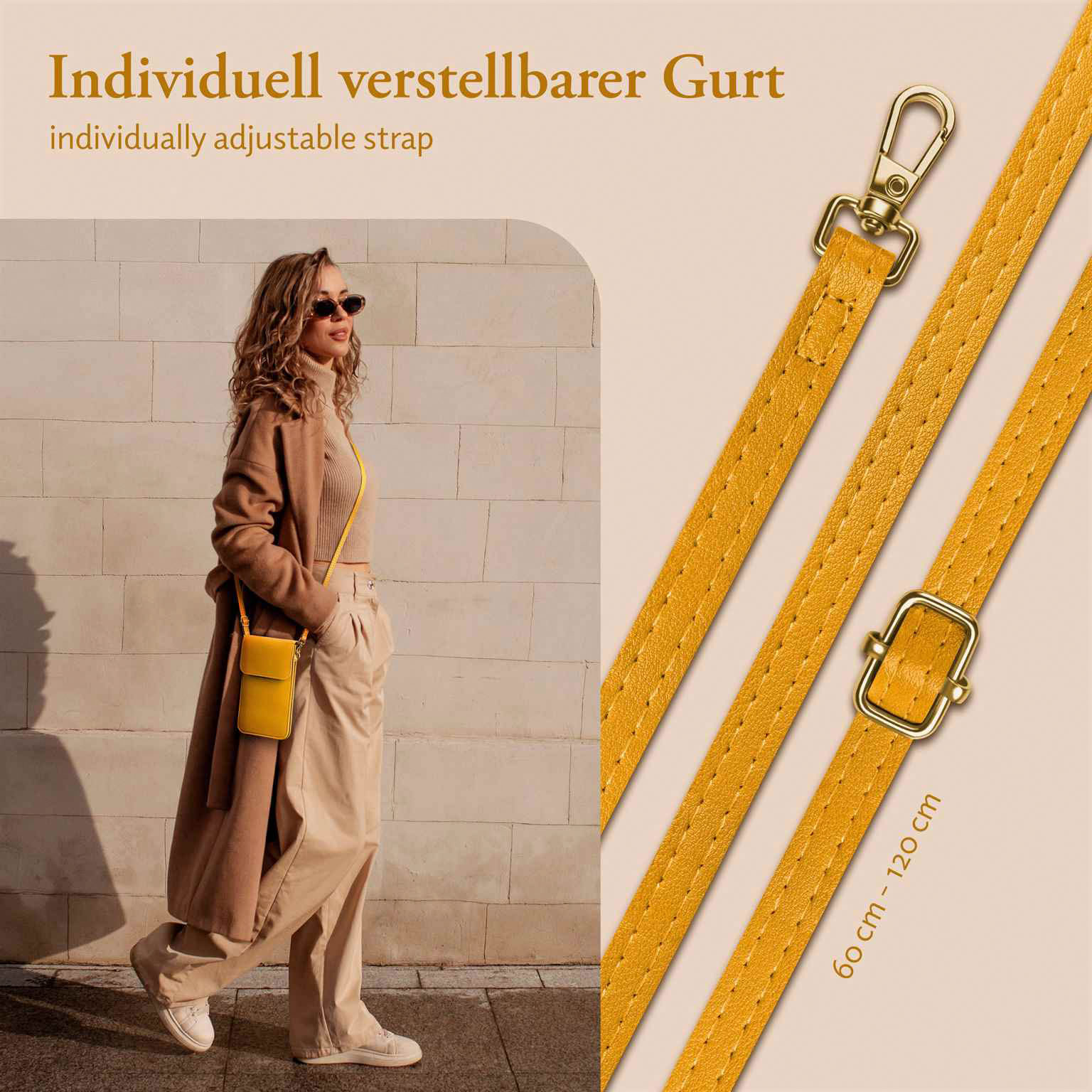moex CitySling vivo V50 5G Handytasche zum Umhängen – Weiteres Produktbild 2