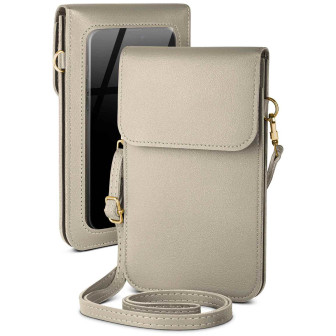 moex CitySling Xiaomi 11T Pro Handytasche zum Umhängen – Silbergrau