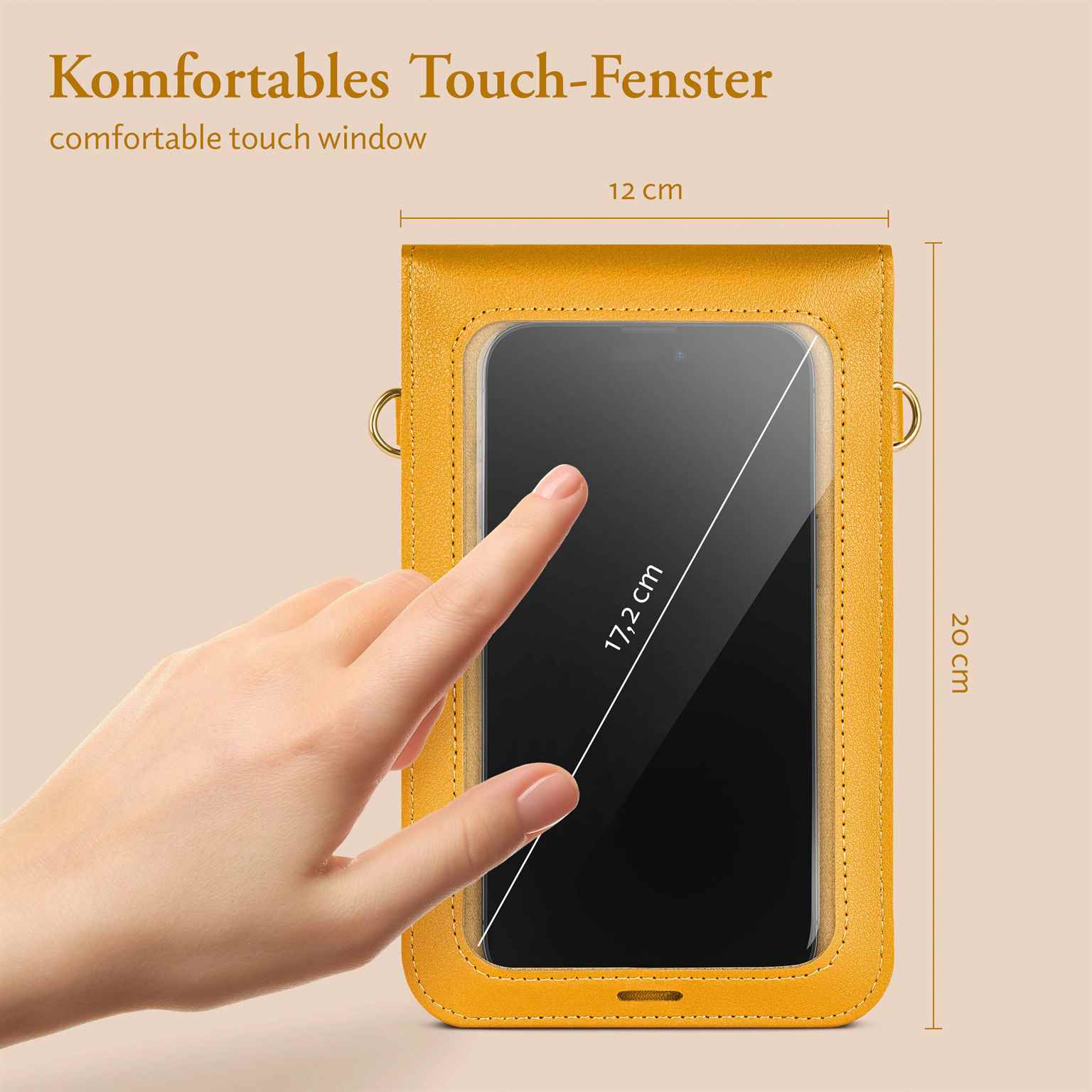 moex CitySling Redmi Note 13 Pro (4G) Handytasche zum Umhängen – Weiteres Produktbild 2 moex CitySling Redmi Note 13 Pro (4G) Handytasche zum Umhängen – Weiteres Produktbild 2