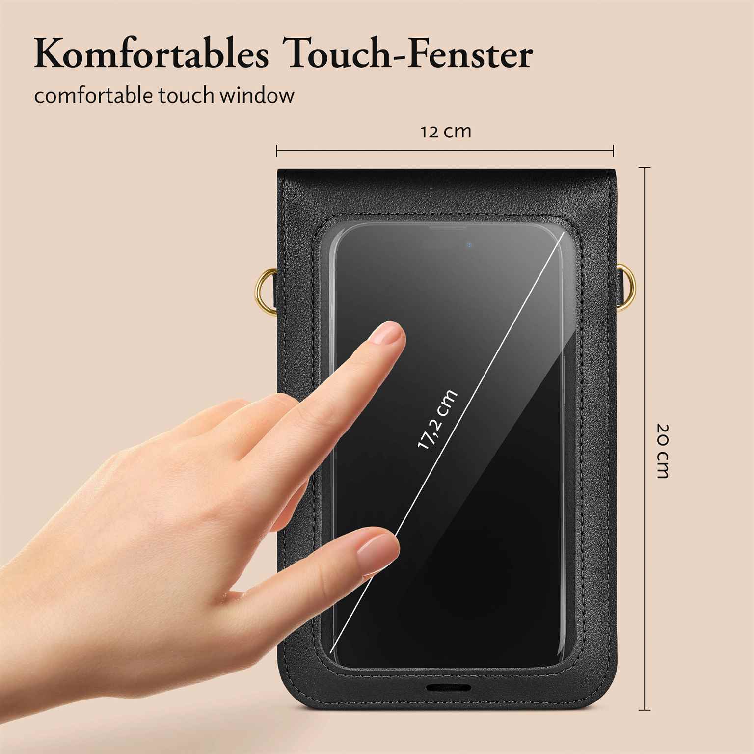 moex CitySling ZTE Blade V50 Vita Handytasche zum Umhängen – Weiteres Produktbild 1