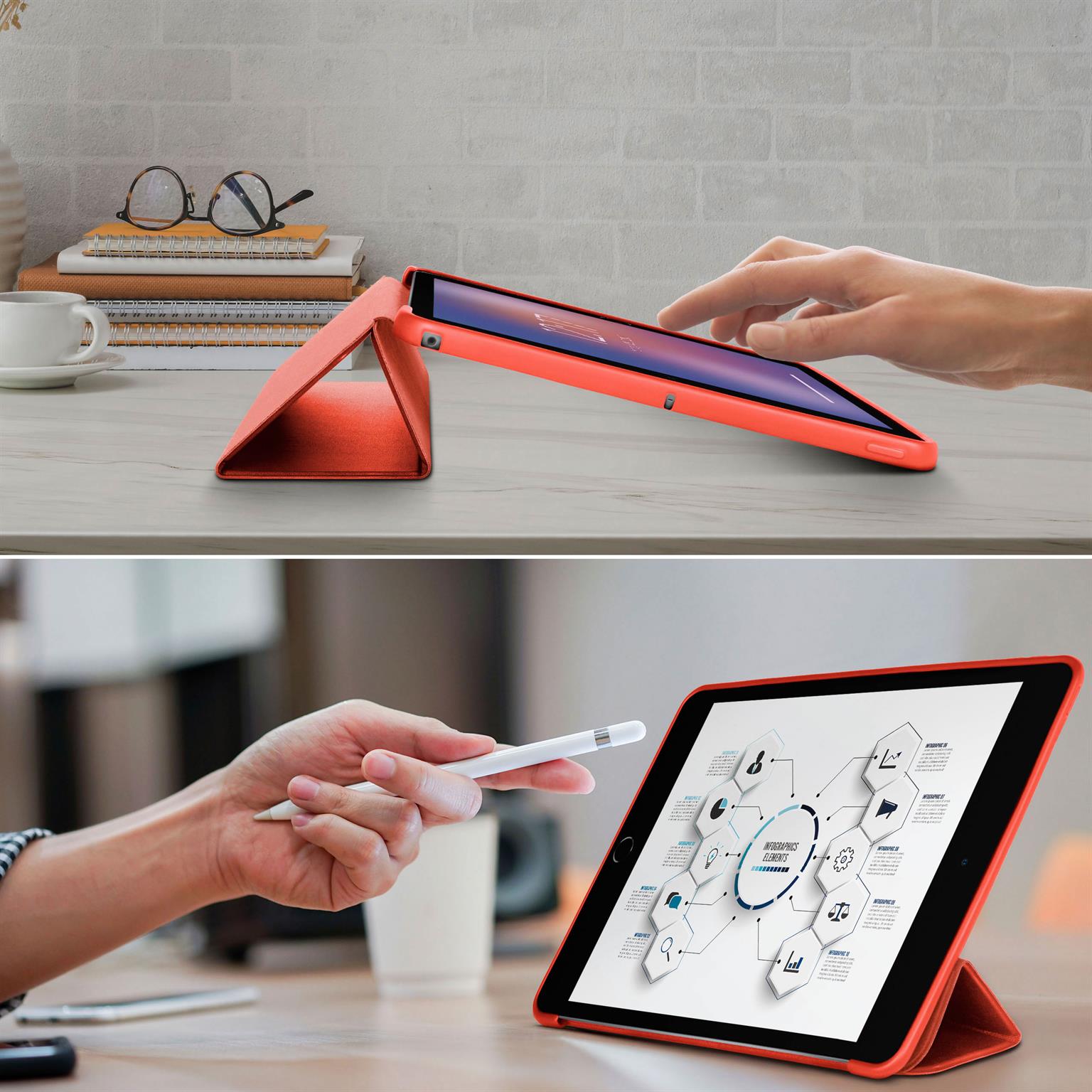 ONEFLOW Clarity Case iPad mini 2 (2013) Flip Cover mit Stand – Weiteres Produktbild 7