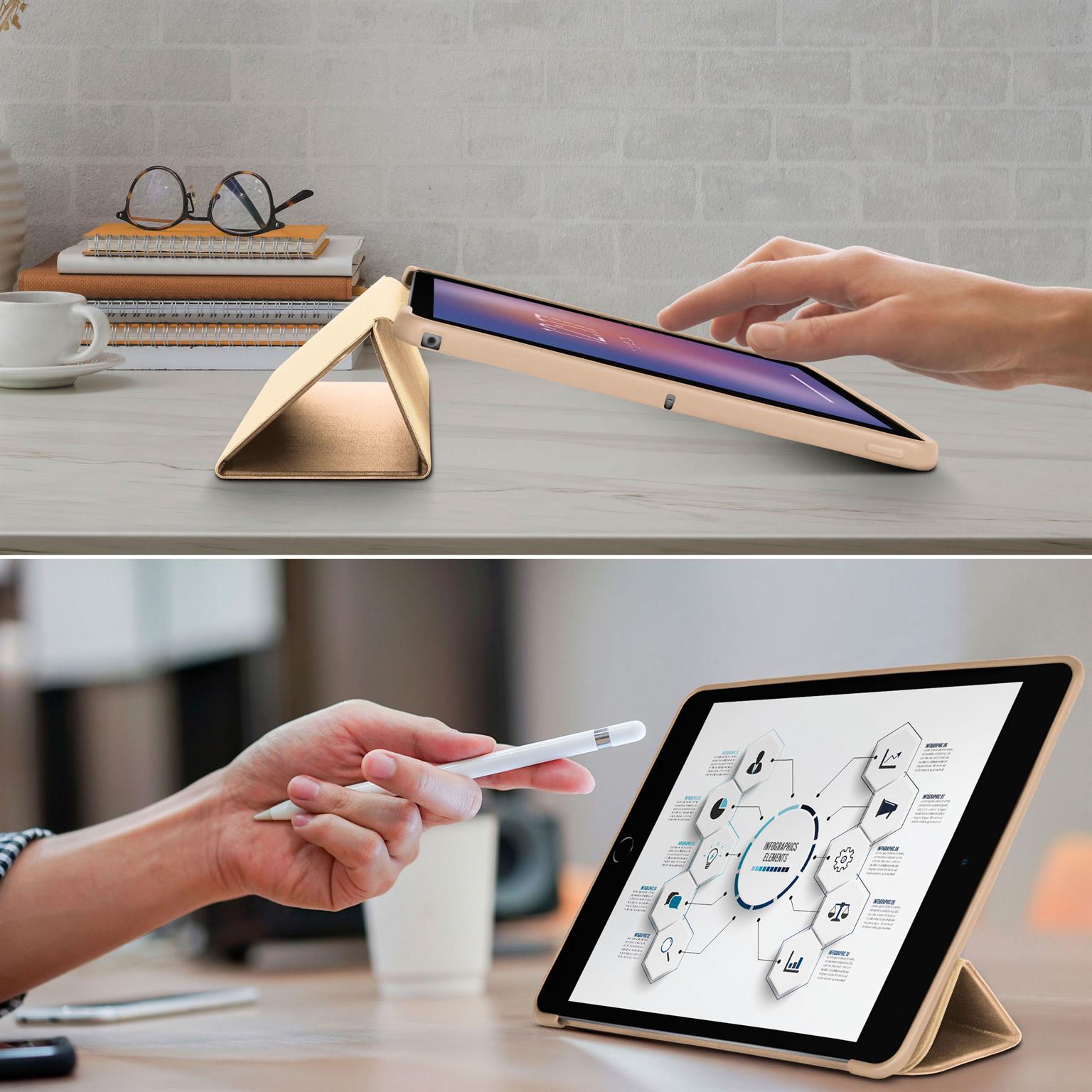 ONEFLOW Clarity Case iPad mini 3 (2014) Flip Cover mit Stand – Weiteres Produktbild 7