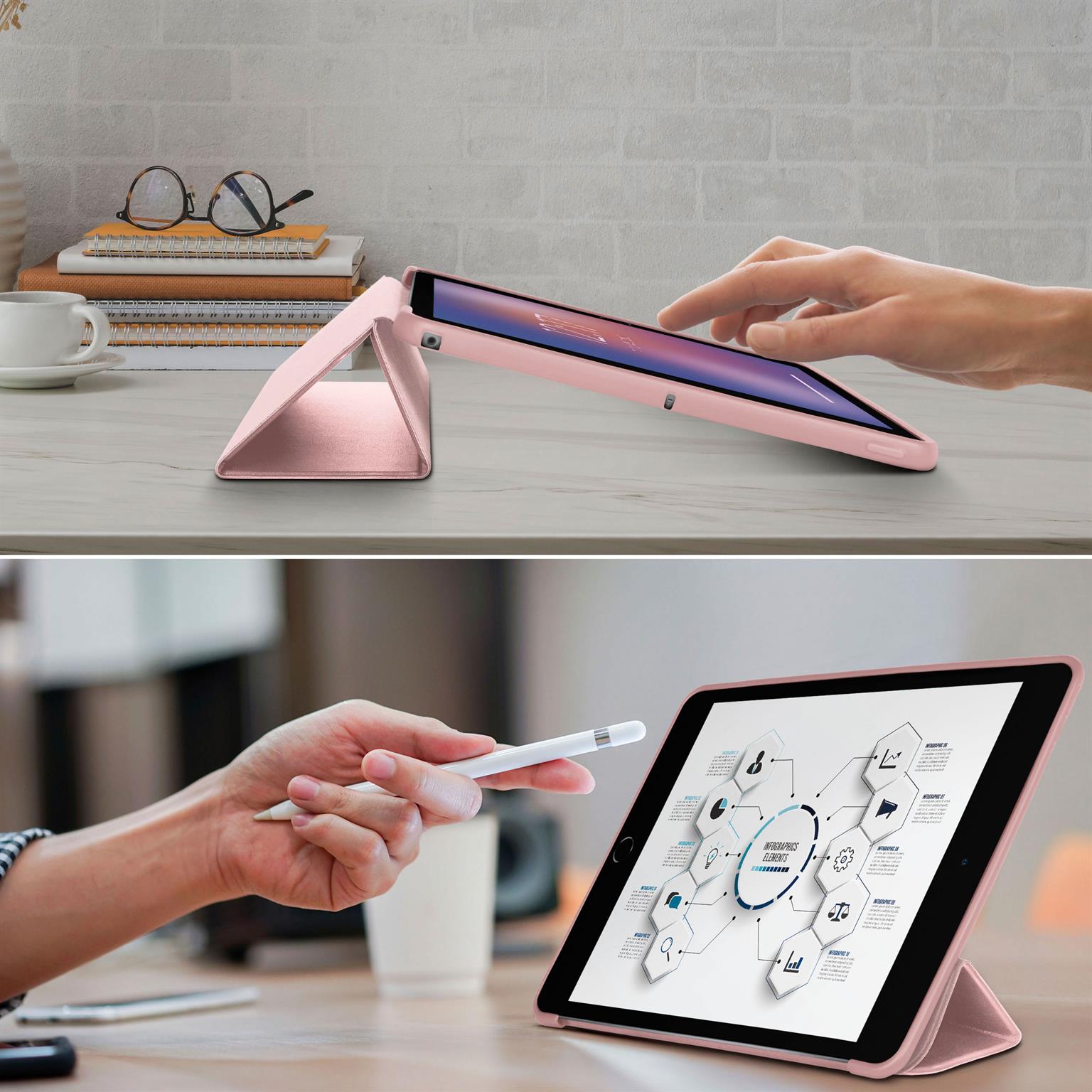 ONEFLOW Clarity Case iPad mini 4 (2015) Flip Cover mit Stand – Weiteres Produktbild 8 ONEFLOW Clarity Case iPad mini 4 (2015) Flip Cover mit Stand – Weiteres Produktbild 8