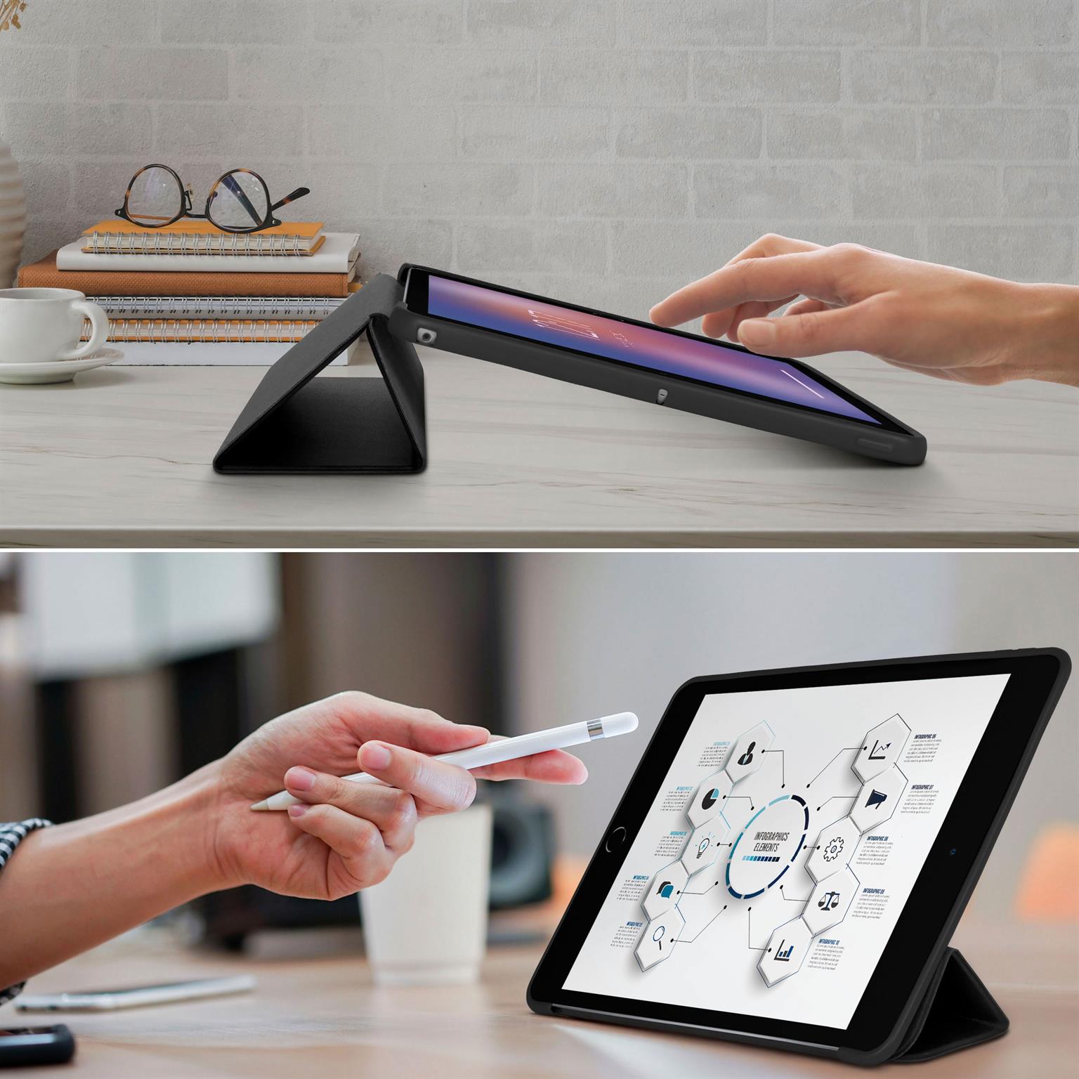 ONEFLOW Clarity Case iPad mini 4 (2015) Flip Cover mit Stand – Weiteres Produktbild 7