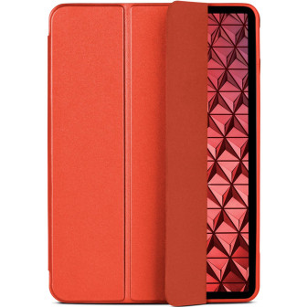 ONEFLOW Clarity Case Samsung Galaxy Tab S10 Plus Flip Cover mit Stand – Kirschrot