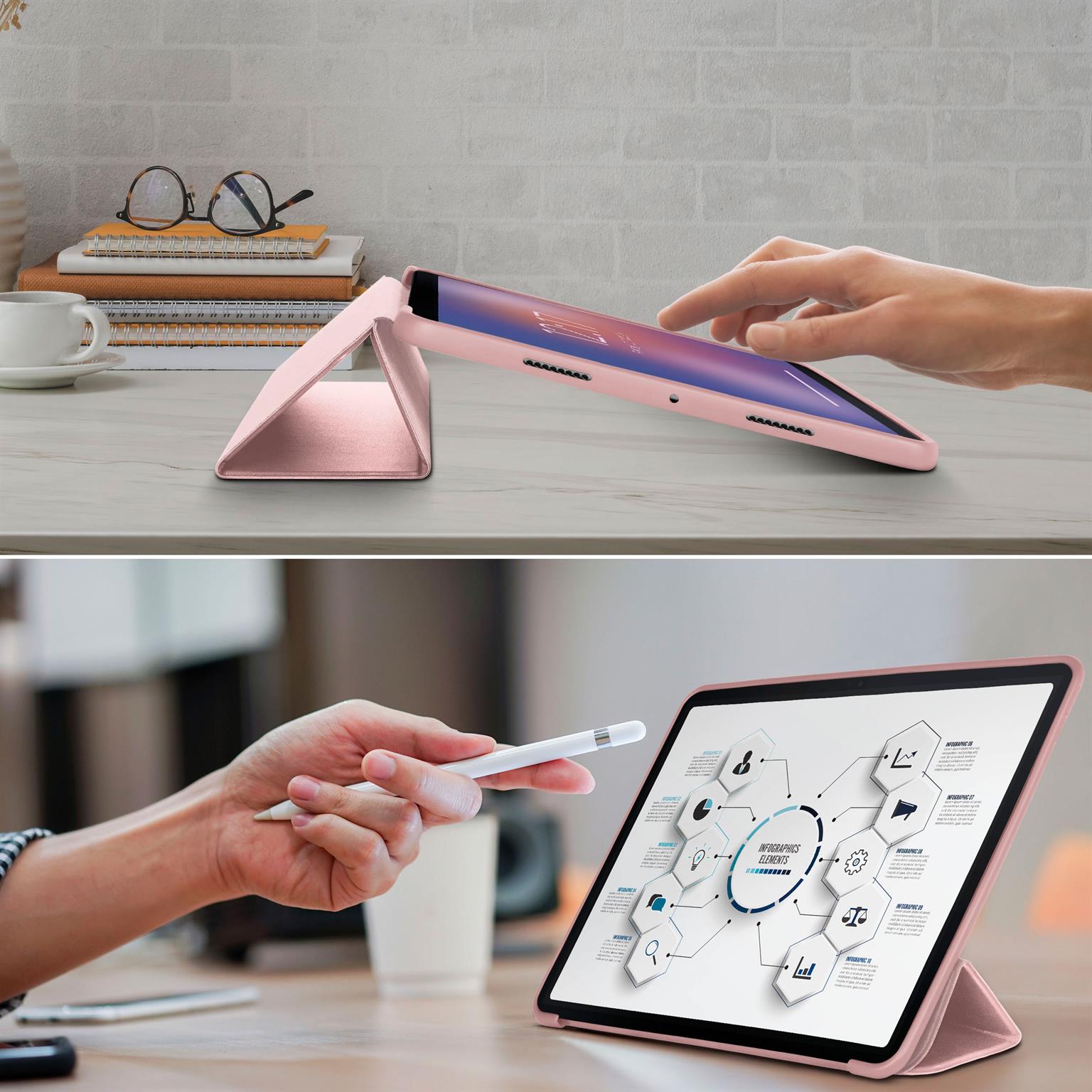 ONEFLOW Clarity Case Samsung Galaxy Tab A8 (2021) Flip Cover mit Stand – Weiteres Produktbild 8 ONEFLOW Clarity Case Samsung Galaxy Tab A8 (2021) Flip Cover mit Stand – Weiteres Produktbild 8