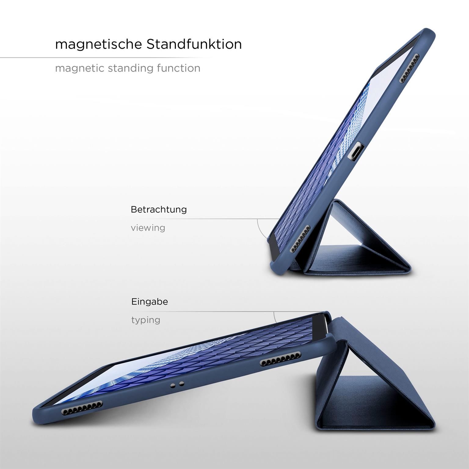 ONEFLOW Clarity Case Samsung Galaxy Tab S9 Plus Flip Cover mit Stand – Weiteres Produktbild 3