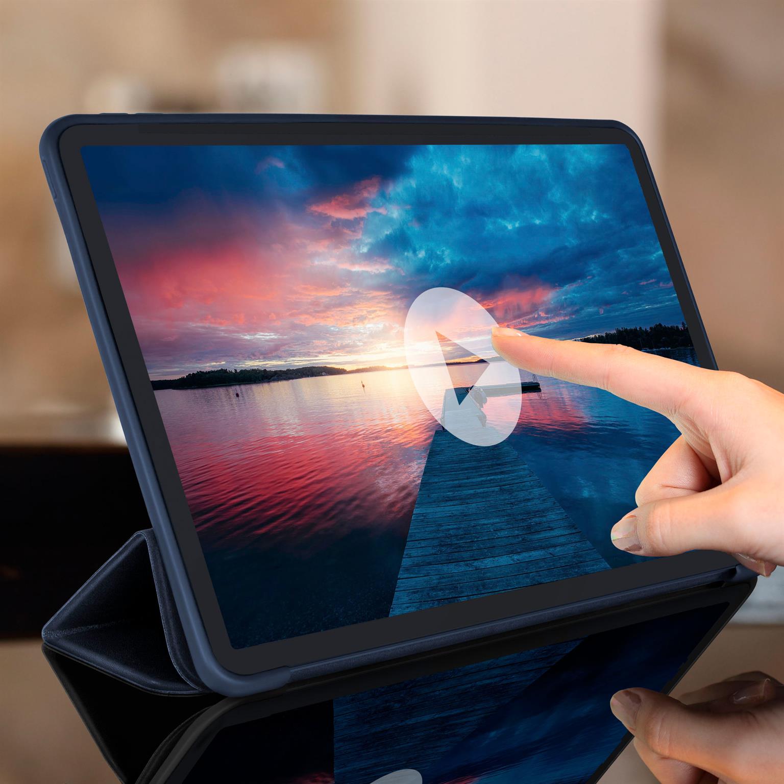 ONEFLOW Clarity Case Samsung Galaxy Tab S9 Flip Cover mit Stand – Weiteres Produktbild 6
