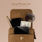 moex Handytasche zum Umhängen für Damen aus Leder – Classic Sling – Weiteres Produktbild 4